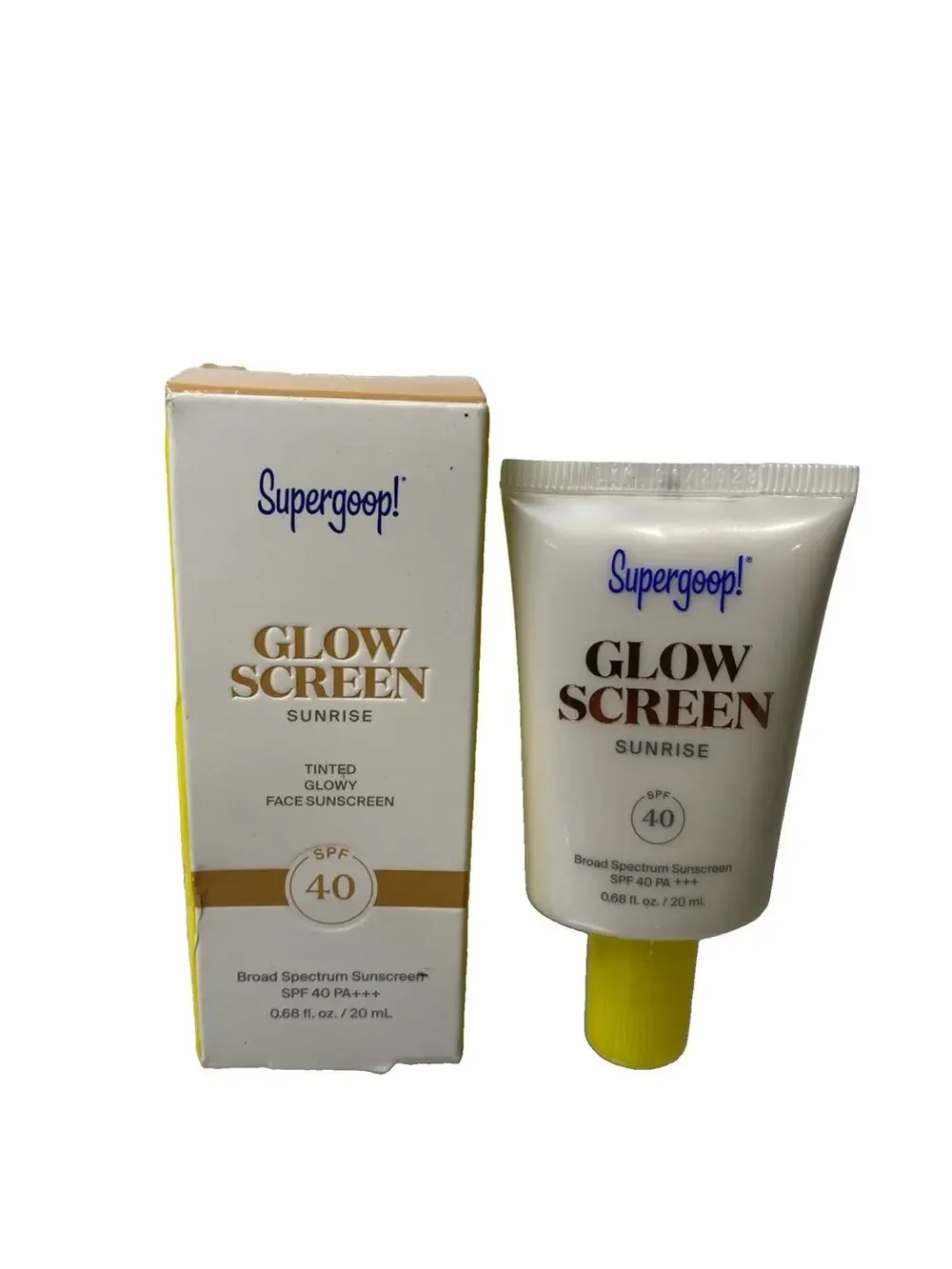 Supergoop! Glowscreen SPF 40 Sunrise Sunscreen 20 ml MINI EXP 1/2028 SEALED